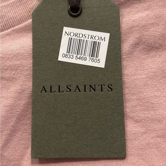 All Saints Revolve Cotton Coni Tank Top in Morning Mauve Size Large NEW 175.00 - Picture 13 of 14